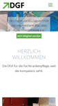 Mobile Screenshot of dgf-online.de